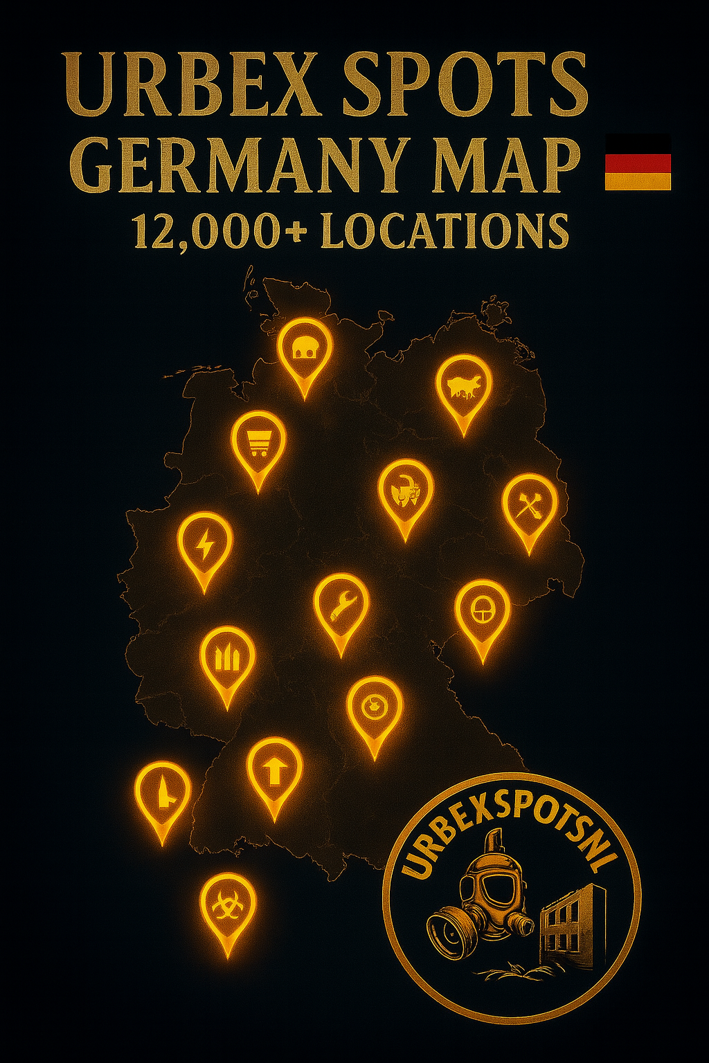 🇩🇪Germany Location Map 12.000+👑