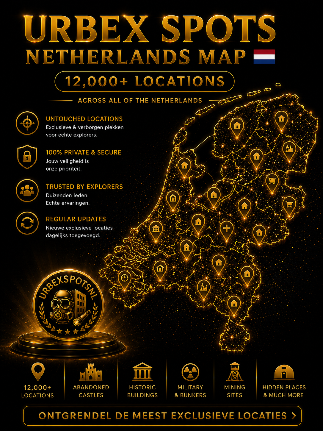 🇳🇱 Urbexspots® Nederland 5000+👑