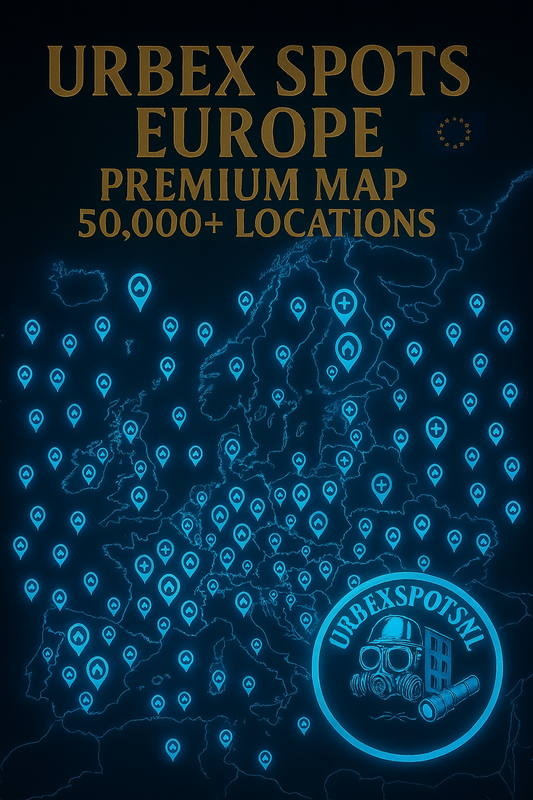 🇪🇺Urbex Kaart Europa Premium 50.000+👑