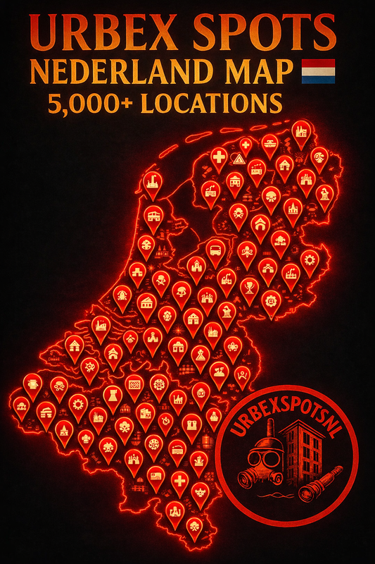 🇳🇱Urbex Kaart Nederland 5000+👑