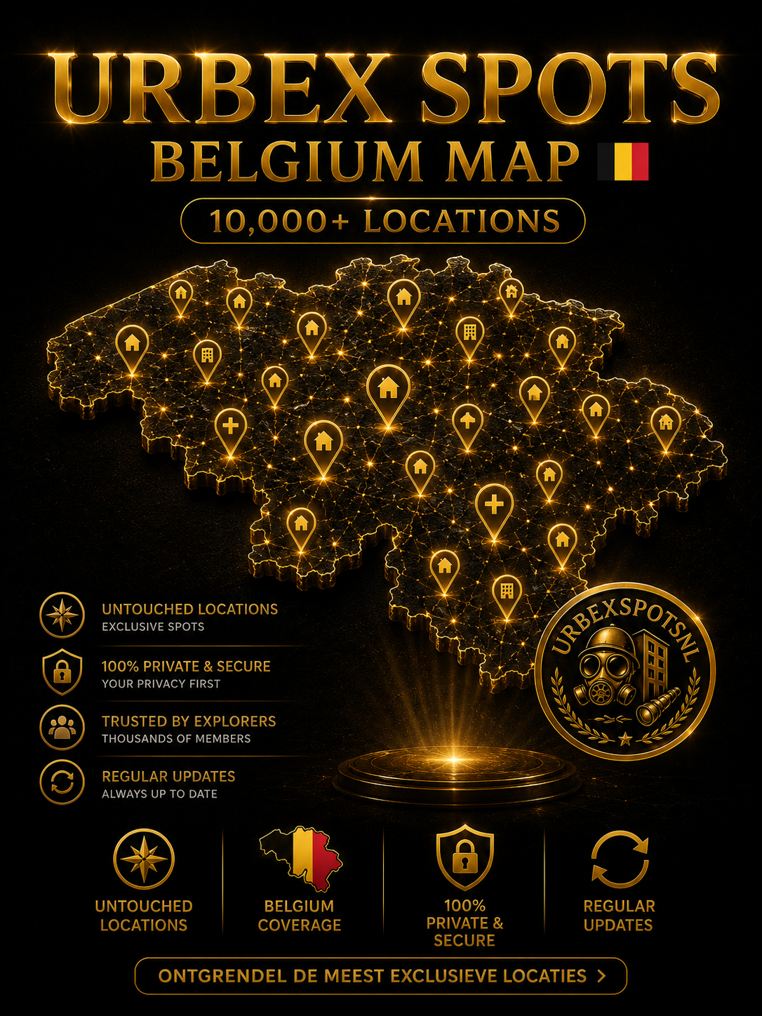 🇧🇪 Urbexspots® België 10.000+ 👑