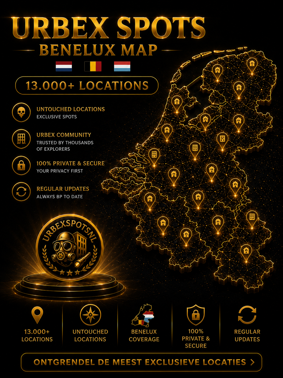 🇧🇪🇳🇱🇱🇺 Urbexspots® Benelux  13.000+ 👑