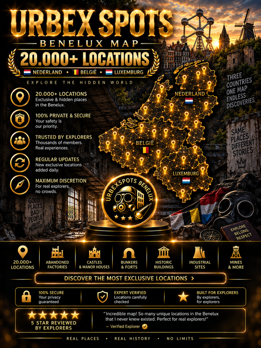 🇧🇪🇳🇱🇱🇺 Urbexspots® Benelux  20.000+ 👑